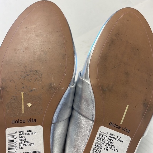 Dolce Vita silver slides - Picture 4 of 5